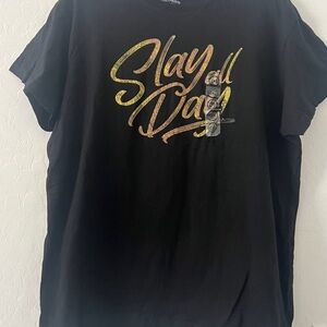 Points North Trading Company Slay All Day Graphic T-Shirt Black XXL